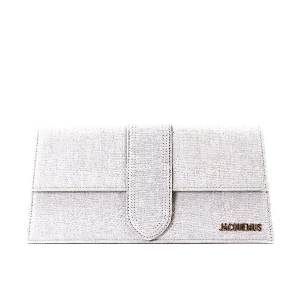 Jacquemus Le Bambino Long Beige Linen Shoulder Bag - Excellent Condition - Picture 1 of 6